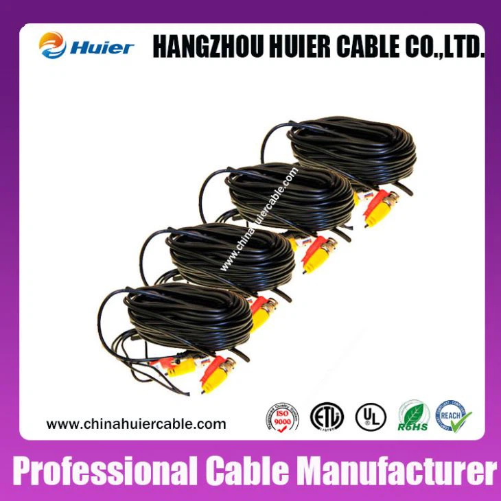 5ft/10ft/25ft BNC Siamese Cable Camera Cable RG59 RG6