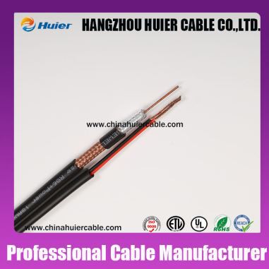 Indoor / Outdoor RG59+Power RG59 Siamese RG59+DC Coaxial Cable